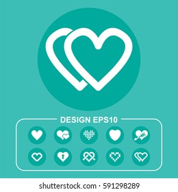 Vector Illustration Heart Icon