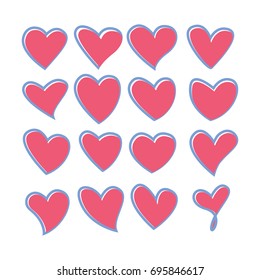 Vector Illustration : Heart Icon Vector