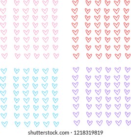 
Vector illustration. Heart on white background