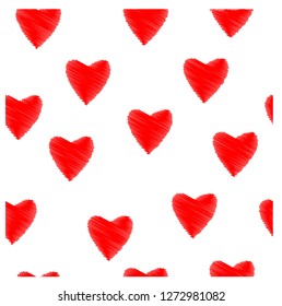 
vector illustration, heart pattern, holiday