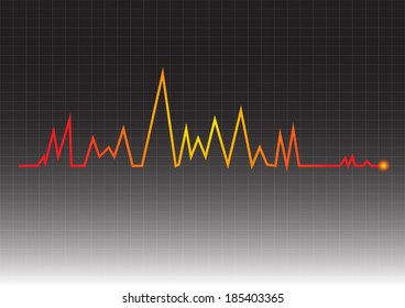 Vector Illustration heart rhythm