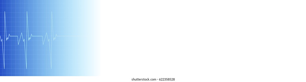 Vector illustration heart rhythm on white background
