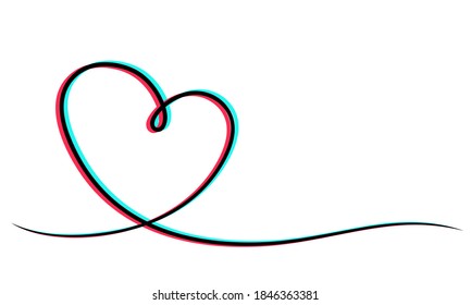 Vector illustration of heart shape frame. Perfect for design elements from New Years greeting cards, Christmas day and celebration parties. Love frame.