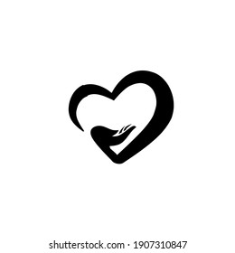 Ilustración vectorial del corazón moldeado