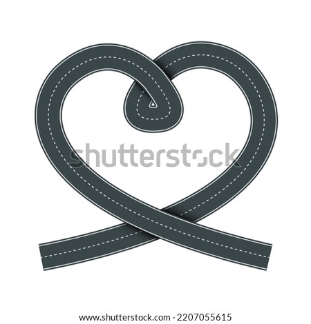 Similar – Image, Stock Photo Heart on asphalt Asphalt