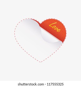 Vector illustration of the heart symbol