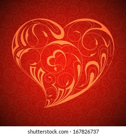 Vector illustration of the heart symbol