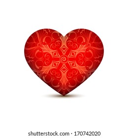 Vector illustration of the heart symbol