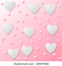 vector illustration of heart texture for valentines day