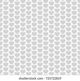Vector Illustration with Hearts. Abstract Seamless Pattern.