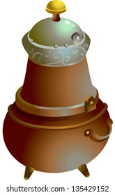 Ilustración vectorial de un calentador