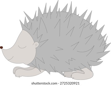 Vektorgrafik von Igel im Cartoonstil