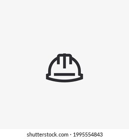 Vector illustration of helmet icon