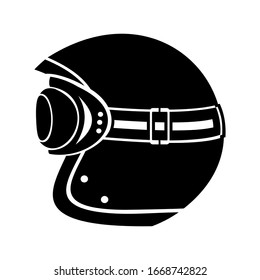 Vector illustration of a helmet for safety and protect the head from collisions to be safe and not experience injury while driving. perfect for motorbike safety campaigns.
