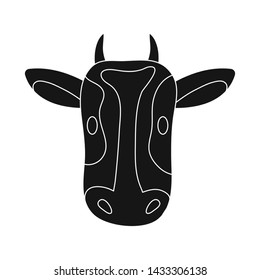 Vector illustration of hen and face symbol. Collection of hen and funny stock symbol for web.