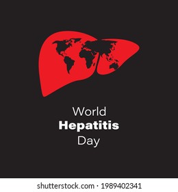 vector illustration for hepatitis day 