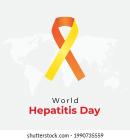 vector illustration for hepatitis day