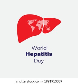 vector illustration for hepatitis day 