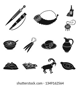Vector illustration of heritage and originality sign. Set of heritage and traditions stock vector illustration.