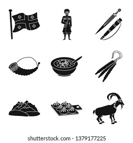 Vector illustration of heritage and originality sign. Collection of heritage and traditions stock vector illustration.