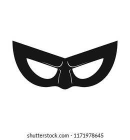 Vector illustration of hero and mask icon. Collection of hero and superhero stock vector illustration.