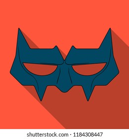 Vector illustration of hero and mask icon. Set of hero and superhero stock symbol for web.