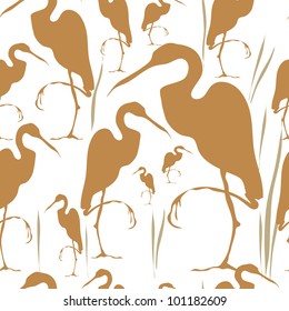 Vector illustration heron