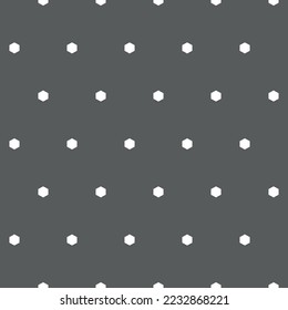 Vector illustration. Hexagon texture. Grey, black and white geometric seamless pattern. Mosaic abstract background. Hexagonal repeating geometric polygon texture.
