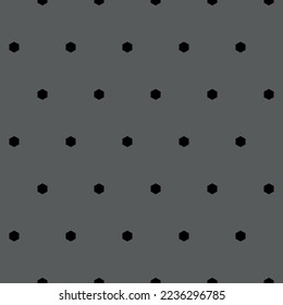 Vector illustration. Hexagon texture. Grey, black and white geometric seamless pattern. Mosaic abstract background. Hexagonal repeating geometric polygon texture.