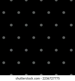 Vector illustration. Hexagon texture. Grey, black and white geometric seamless pattern. Mosaic abstract background. Hexagonal repeating geometric polygon texture.