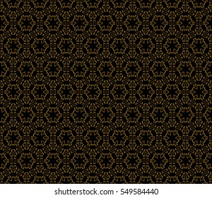 vector illustration of hexagons on a black background. seamless geometric pattern. ideas for your business presentations, printing, design.