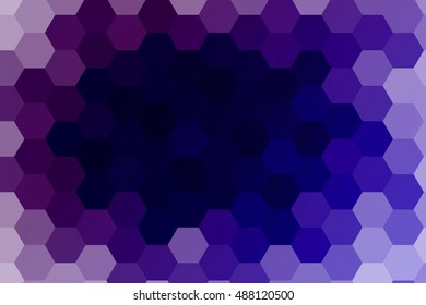 vector illustration of hexagons on a blue background. a series of polygonal backgrounds. geometric pattern with gradient. ideas for your business presentations, printing, design.