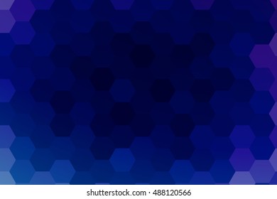 vector illustration of hexagons on a blue background. a series of polygonal backgrounds. geometric pattern with gradient. ideas for your business presentations, printing, design.
