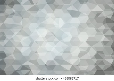 vector illustration of hexagons on a monochrome background. a series of polygonal backgrounds. geometric pattern with gradient. ideas for your business presentations, printing, design.