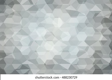 vector illustration of hexagons on a monochrome background. a series of polygonal backgrounds. geometric pattern with gradient. ideas for your business presentations, printing, design.