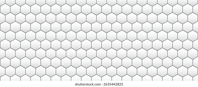 Vector illustration of hexagons pattern. Geometric abstract background with simple hexagonal elements. Creative idea for medical, technology or science design