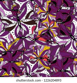 Vector illustration. High Quality of nature butterfly. Pictures on purple, white and black in water color filter effect. In vintage style.