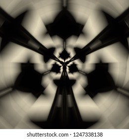 Vector illustration of high speed light effect, Abstract geometric vector elements fast zoom speed motion background for Design