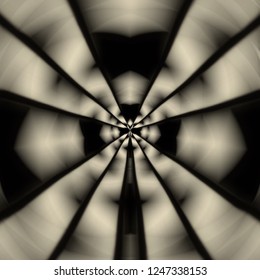 Vector illustration of high speed light effect, Abstract geometric vector elements fast zoom speed motion backgroun