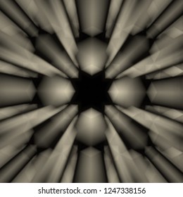 Vector illustration of high speed light effect, Abstract geometric vector elements fast zoom speed motion backgroun