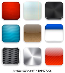 Vector illustration of high-detailed apps icon set.