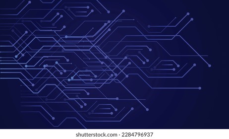 Vector illustration High-tech circuit board digital technology eps background
