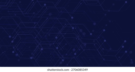 Vector illustration High-tech circuit board digital technology eps background