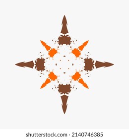 vector illustration of hindi,turkish mandal pattern for decoration or cover