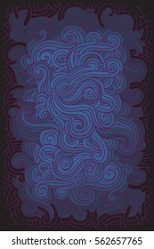 Vector illustration hippie background