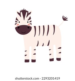 Vector illustration with hippopotamus.Tropical jungle cartoon creatures.Pastel animals background.Cute natural design for fabric, childrens clothing,textiles,wrapping paper.