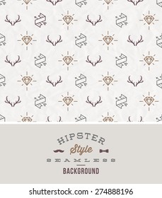 Ilustración vectorial. Fondo transparente estilo Hipster