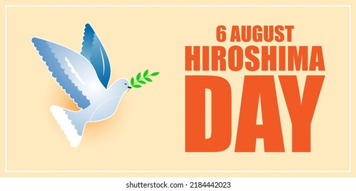 Vector illustration for Hiroshima Day