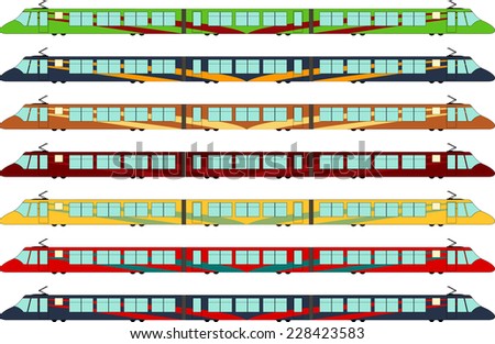 Vector illustration of a hi-speed train Stock photo © 