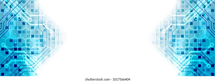 Vector illustration, Hi-tech digital technology and engineering theme
